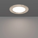 FUEVA 6-Z Oprawa wpuszczana LED 5W RGB/CCT nikiel mat 12 cm 901435 EGLO