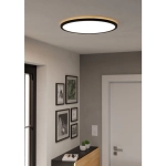 ROVITO oprawa sufitowa Plafon LED 50cm IP44 Czarny okrągły 901441 EGLO