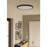 ROVITO oprawa sufitowa Plafon LED 50cm IP44 Czarny okrągły 901441 EGLO