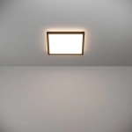 ROVITO oprawa sufitowa Plafon LED 29x29cm IP44 Czarny kwadratowy 901442 EGLO