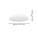 ROVITO oprawa sufitowa Plafon LED 39cm IP44 Biały okrągły 901447 EGLO