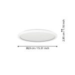 ROVITO-R oprawa sufitowa Plafon LED 39cm IP44 na pilota Biały okrągły 901458 EGLO