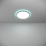 ROVITO-Z oprawa sufitowa Plafon LED 30cm IP44 Czarny okrągły RGB+TW 901463 EGLO
