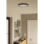 ROVITO-Z oprawa sufitowa Plafon LED 30cm IP44 Czarny okrągły RGB+TW 901463 EGLO