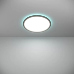 ROVITO-Z oprawa sufitowa Plafon LED 39cm IP44 Czarny okrągły RGB+TW 901464 EGLO