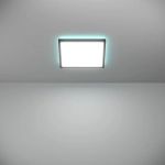 ROVITO-Z oprawa sufitowa Plafon LED 29x29cm IP44 RGB+TW Czarny kwadratowy 901466 EGLO