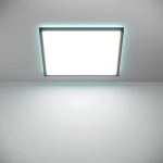 ROVITO-Z oprawa sufitowa Plafon LED 50x50cm IP44 RGB+TW Czarny kwadratowy 901468 EGLO
