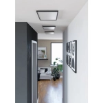 ROVITO-Z oprawa sufitowa Plafon LED 57x30cm IP44 RGB+TW Czarny prostokątny 901469 EGLO