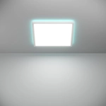 ROVITO-Z oprawa sufitowa Plafon LED 39x39cm IP44 RGB+TW Biały kwadratowy 901475 EGLO