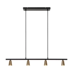 TIANA Lampa wisząca – Szampańska – 4xGU10 – 25W – Metal 65401/04/05 Lucide - zdjęcie produktu