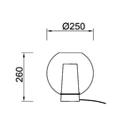 Lampa biurkowa Mantra Nora 8404MA - zdjęcie dodatkowe 1