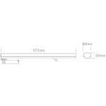 WHITE 30W CCTV TRACK LIGHT 230V 65664AT/W/V ONE LIGHT