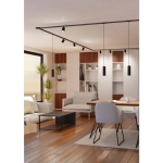EASYT PENDANT Lampa wisząca 1xGU10 czarna 901651 EGLO