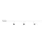 EASYT SET 3 SPOTS system szynowy 102 cm biały 3x spot GU10 901668 EGLO