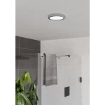 FUEVA 6 Plafon LED 7,5W 2700/4000/6500K IP44 chrom okrągły / oprawa natynkowa 901762 EGLO