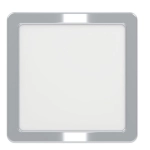 FUEVA 6 Plafon LED 7W 2700/4000/6500K IP44 chrom kwadratowy / oprawa natynkowa 901765 EGLO