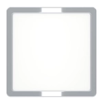 FUEVA 6 Plafon LED 10,5W 2700/4000/6500K IP44 chrom kwadratowy / oprawa natynkowa 901766 EGLO