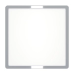 FUEVA 6 Plafon LED 13W 2700/4000/6500K IP44 chrom kwadratowy / oprawa natynkowa 901767 EGLO