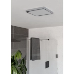 FUEVA 6 Plafon LED 13W 2700/4000/6500K IP44 chrom kwadratowy / oprawa natynkowa 901767 EGLO