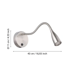 OLIVANDINO 1 lampa ścienna 901783 EGLO