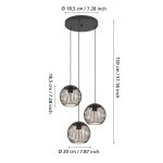 ALMANZORA Lampa wisząca 901871 EGLO