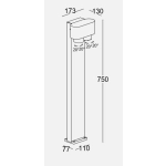Lampa stojąca CYPRES 6604004118 LUTEC