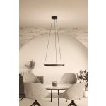 TRABUCO Lampa wisząca LED 80cm Brąz 7720lm 2200-6500K 390449 EGLO