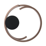 MEZZOMONTE Lampa sufitowa LED CCT / ściemnialna Brąz Ø48cm 901825 EGLO