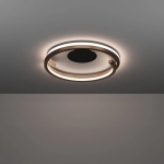 MEZZOMONTE Lampa sufitowa LED CCT / ściemnialna Brąz Ø48cm 901825 EGLO