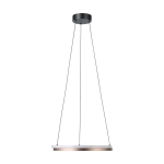 MEZZOMONTE Lampa wisząca LED CCT / ściemnialna Brąz Ø48cm 901826 EGLO