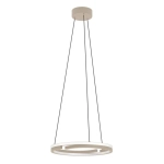 MEZZOMONTE Lampa wisząca LED CCT / ściemnialna Piaskowa Ø48cm 901824 EGLO