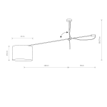 Lampa wisząca VIPER Black 6641 Nowodvorsk Nowodvorski - zdjęcie dodatkowe 3