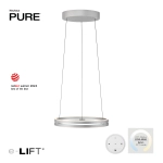 Lampa wisząca Pure E-loop Aluminium 2550-95 Paul Neuhaus - zdjęcie produktu