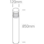 Lampa stojąca The LED Bollards Range Die cast 67034/AN/W ONE LIGHT