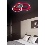 kinkiecik.pl Lampa sufitowa LED czarna WINONA 670810632 TRIO