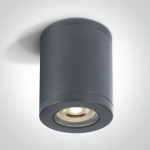 The GU10 Outdoor Cylinder Lights ABS+PC IP65 67142B/AN ONE LIGHT