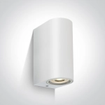 The GU10 Outdoor Cylinder Lights ABS+PC IP65 67142G/W ONE LIGHT