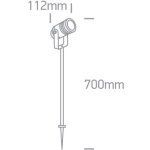 Reflektor GU10 Garden Spots IP65 67198AG/AN ONE LIGHT