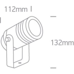 Reflektor GU10 Garden Spots IP65 67198G/AN ONE LIGHT