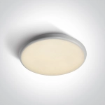 WHITE PLAFON 25W CCTV IP54 230V 67370/W/V 35cm ONE LIGHT