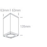 kinkiecik.pl The GU10 Outdoor Cubes Die cast 67426D/BR ONE LIGHT