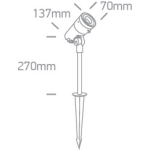 Reflektor LED Garden Spots IP65 67482/AN/W ONE LIGHT