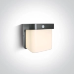kinkiecik.pl Ampelia 67492P/AN/W zewnętrzny kinkiet LED 3000K IP54 12W z czujnikiem ruchu; nieściemnialny zasilacz LED w