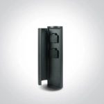 kinkiecik.pl 67494/AN ogrodowy słupek w kolorze atracyt IP44 40cm z gniazdami Schuko 2x1000W ONE LIGHT