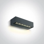 67526A1/AN/W ANTHRACITE WALL 8W WW IP65 230V One Light