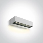 67526A1/W/W WHITE WALL 8W WW IP65 230V One Light