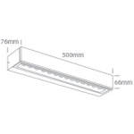 67526B3/W/W WHITE WALL 2x13W WW IP65 230V One Light