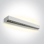 67526B3/W/W WHITE WALL 2x13W WW IP65 230V One Light