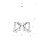 Lampa wisząca NESS BLACK 6768 Nowodvorski - zdjęcie dodatkowe 1