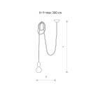 Lampa wisząca SPIDER BLACK 6792 Nowodvorski - zdjęcie dodatkowe 2
